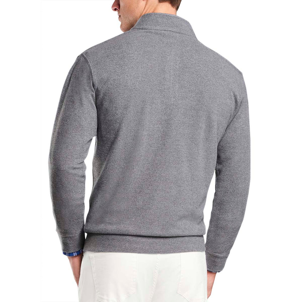 Peter Millar Men's Iron Tri-Blend Melange Fleece Quarter-Zip