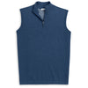Peter Millar Men's Midnight Shelby Cotton Poly Quarter Zip Vest