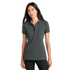 Mercer+Mettle Women's Anchor Grey Stretch Heavyweight Pique Polo