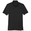 Mercer+Mettle Men's Deep Black Stretch Pique Full-Button Polo