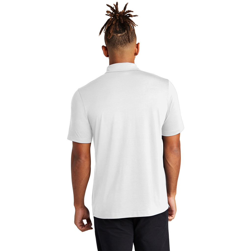 Mercer+Mettle Men's White Stretch Jersey Polo