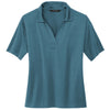 Mercer+Mettle Women's Parisian Blue Stretch Jersey Polo