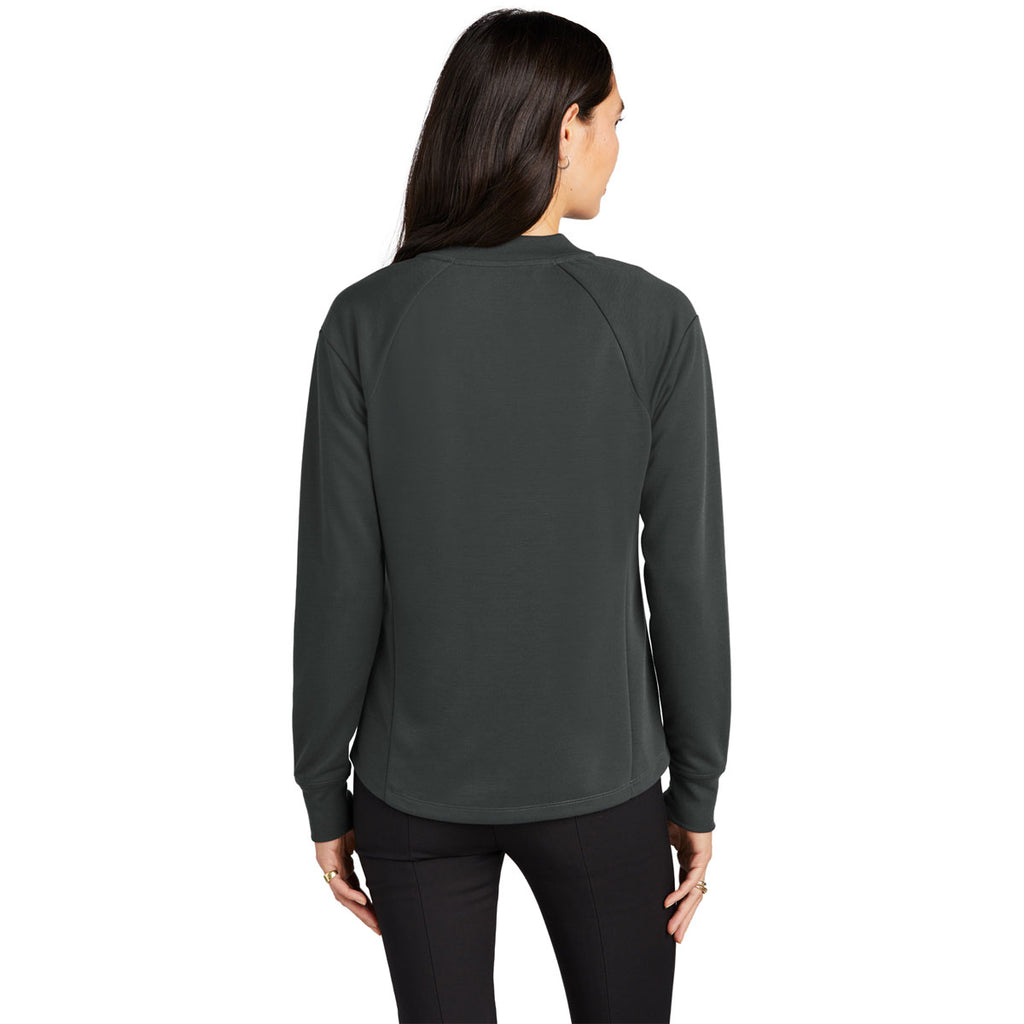 Mercer+Mettle Women's Anchor Grey Double-Knit Bomber