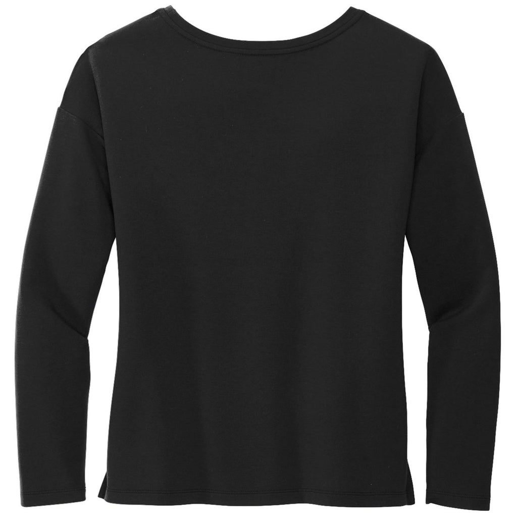 Mercer+Mettle Women's Deep Black Stretch Drop Shoulder Pullover