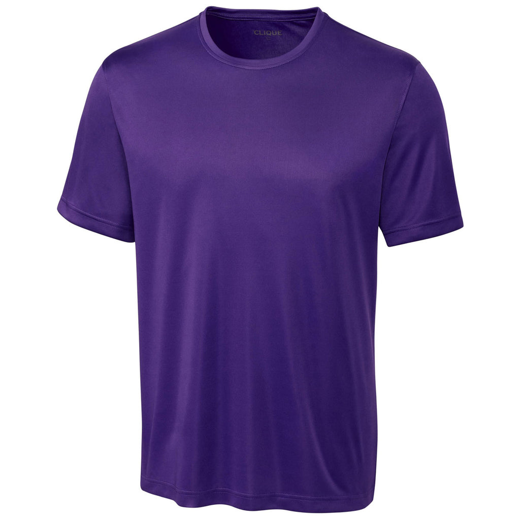 Clique Men's Royal Purple Spin Jersey Tee