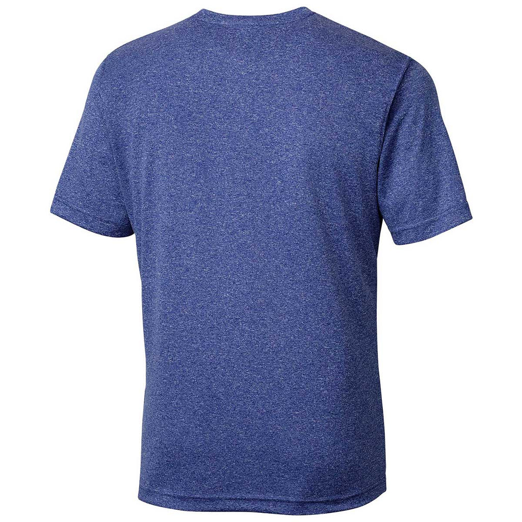 Clique Men's Blue Heather Charge Active Tee