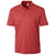 Clique Men's Cardinal Red Heather Charge Active Polo