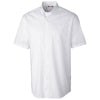 Clique Men's White Short Sleeve Avesta Stain Resistant Twill