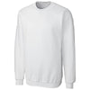 Clique Unisex White Basics Fleece Crew