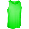 BAW Men's Neon Green Marathon Singlet