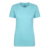 Next Level Women's Tahiti Blue Ideal Short-Sleeve Crew Tee