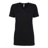 Next Level Women's Black Ideal V-Neck Tee