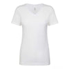 Next Level Women's White Ideal V-Neck Tee