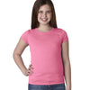 Next Level Girl's Hot Pink Princess Tee