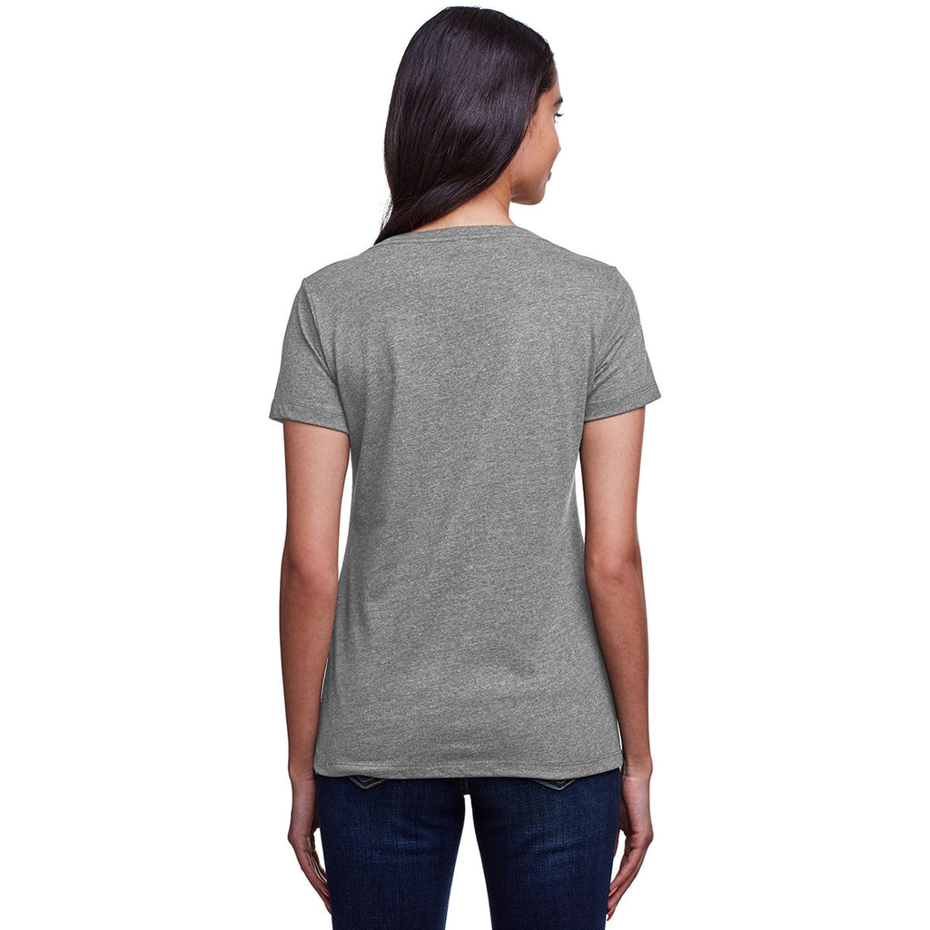 Next Level Women's Dark Heather Grey Eco Performance T-Shirt