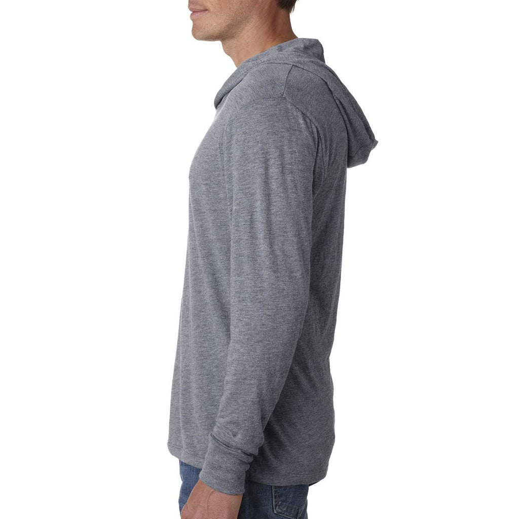 Next Level Unisex Premium Heather Triblend Long Sleeve Hoodie