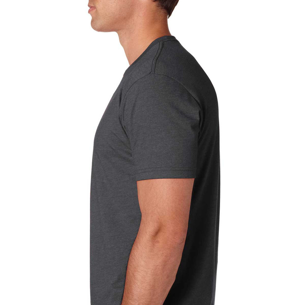 Next Level Men's Charcoal Premium Fitted CVC Crew Tee