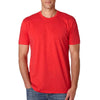 Next Level Men's Red Premium Fitted CVC Crew Tee