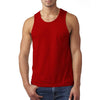 Next Level Men's Red Premium Fitted CVC Tank