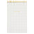 Sugar Paper White + Black Pindot Top Spiral Notebook