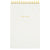 Sugar Paper White + Gold Scatter Dot Top Spiral Notebook