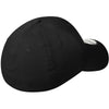 New Era 39THIRTY Black Structured Stretch Cotton Cap