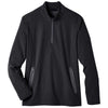 North End Men's Black/Carbon Quest Stretch Quarter-Zip