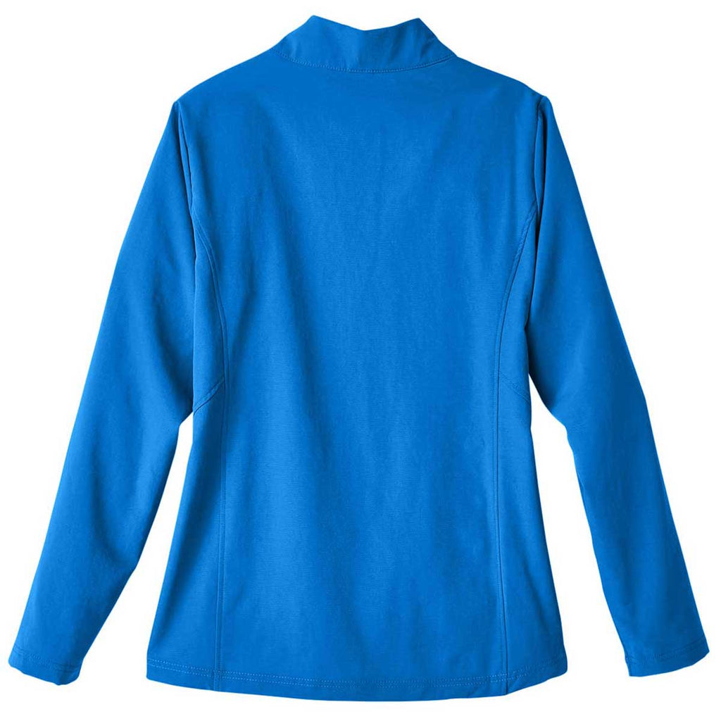 North End Women's Olympic Blue/Carbon Quest Stretch Quarter-Zip