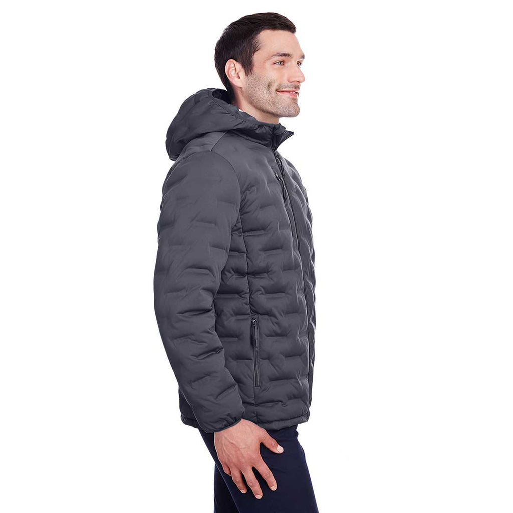 North End Men's Carbon/Black Loft Puffer Jacket