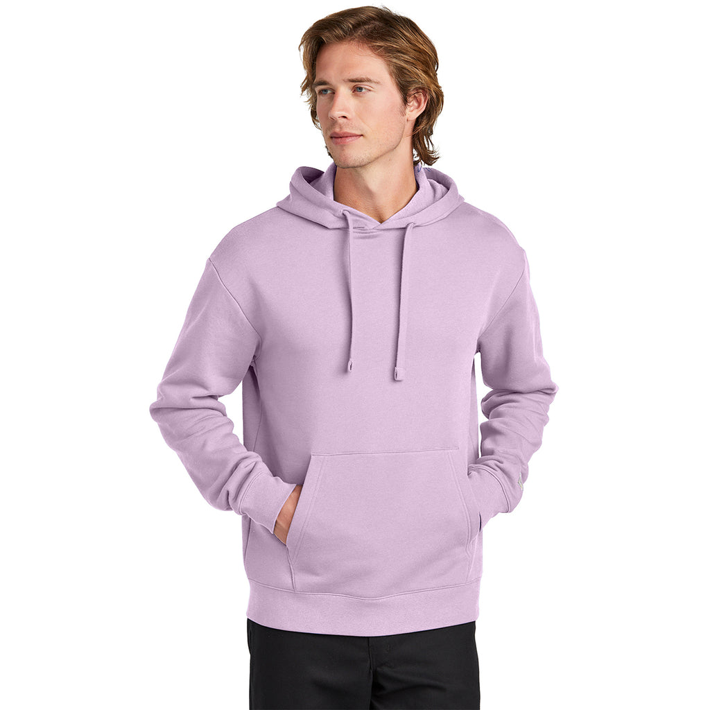 New Era Men's Lavender Heritage Fleece Pullover Hoodie