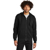 New Era Men's Black Heritage Fleece Full-Zip Hoodie