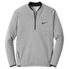 Nike Men's Black Wolf/Grey Therma-FIT Textured Fleece 1/2-Zip