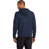 Nike Men's Midnight Navy Club Fleece Sleeve Swoosh Full-Zip Hoodie