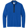 Nike Men's Gym Blue Textured 1/2 Zip Cover-UP