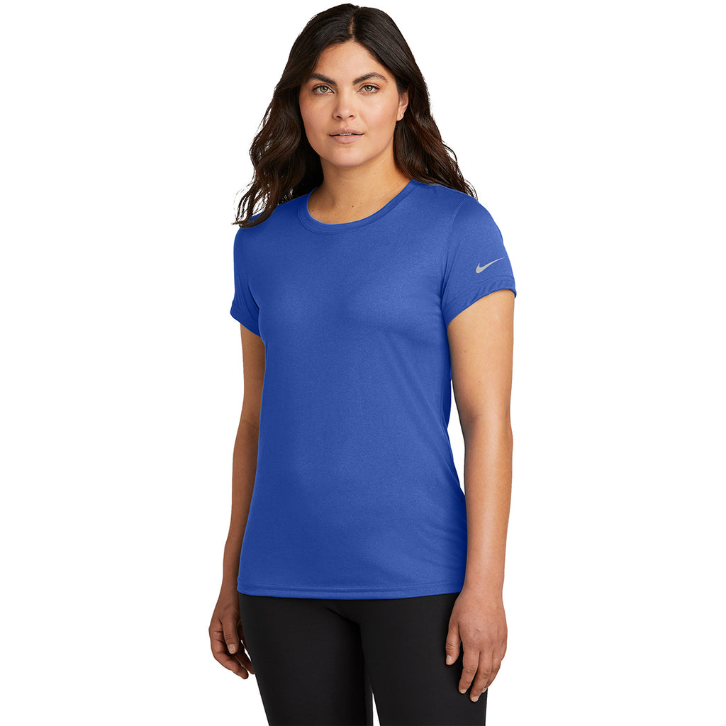 Nike Women's Game Royal Swoosh Sleeve rLegend Tee