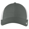 Nike Anthracite/White Stretch-to-Fit Mesh Back Cap