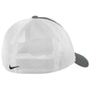 Nike Anthracite/White Stretch-to-Fit Mesh Back Cap