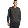 Nike Men's Anthracite Club Fleece Sleeve Swoosh Crew