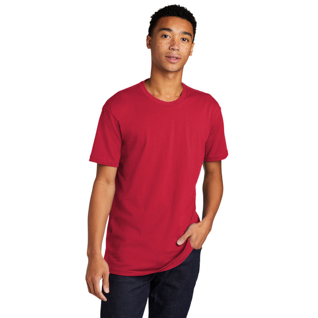 Next Level Unisex Red Cotton Tee