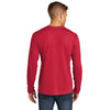 Next Level Men's Red Cotton Long Sleeve Tee