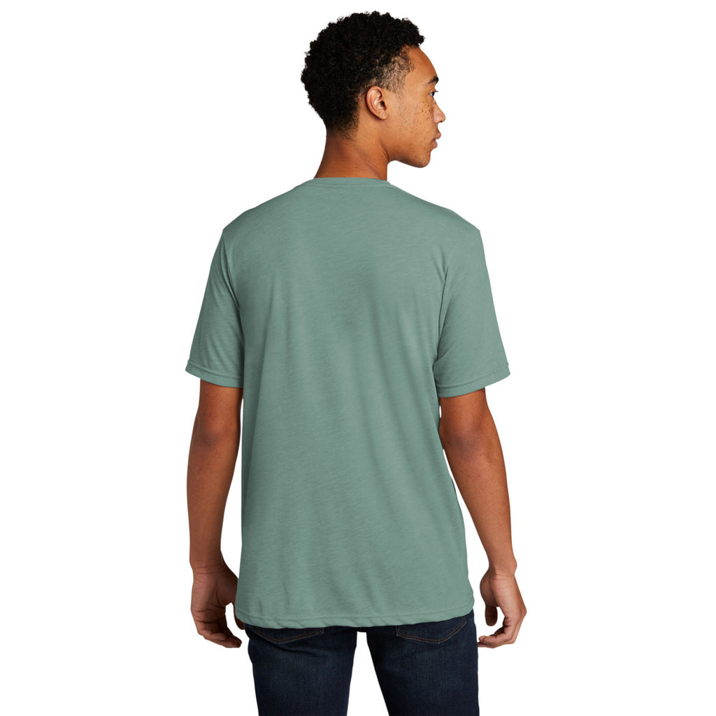 Next Level Unisex Stonewash Green Poly/Cotton Tee