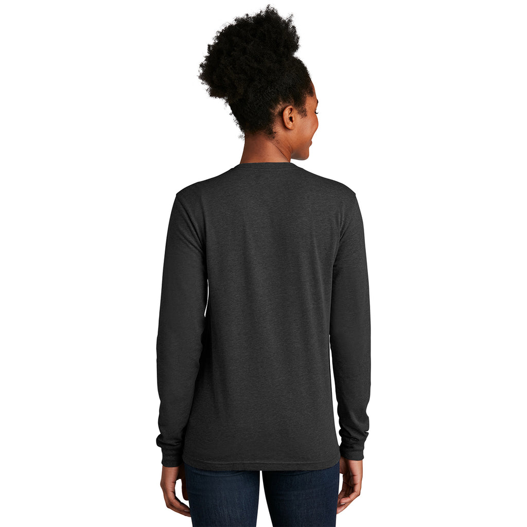 Next Level Apparel Unisex Charcoal CVC Long Sleeve Tee