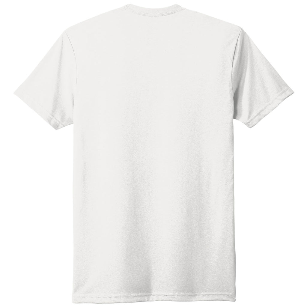 Next Level Unisex White CVC Sueded Tee