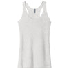 Next Level Women's Heather White Tri-Blend Racerback Tank