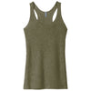 Next Level Women's Military Green Tri-Blend Racerback Tank