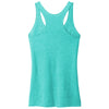 Next Level Women's Tahiti Blue Tri-Blend Racerback Tank