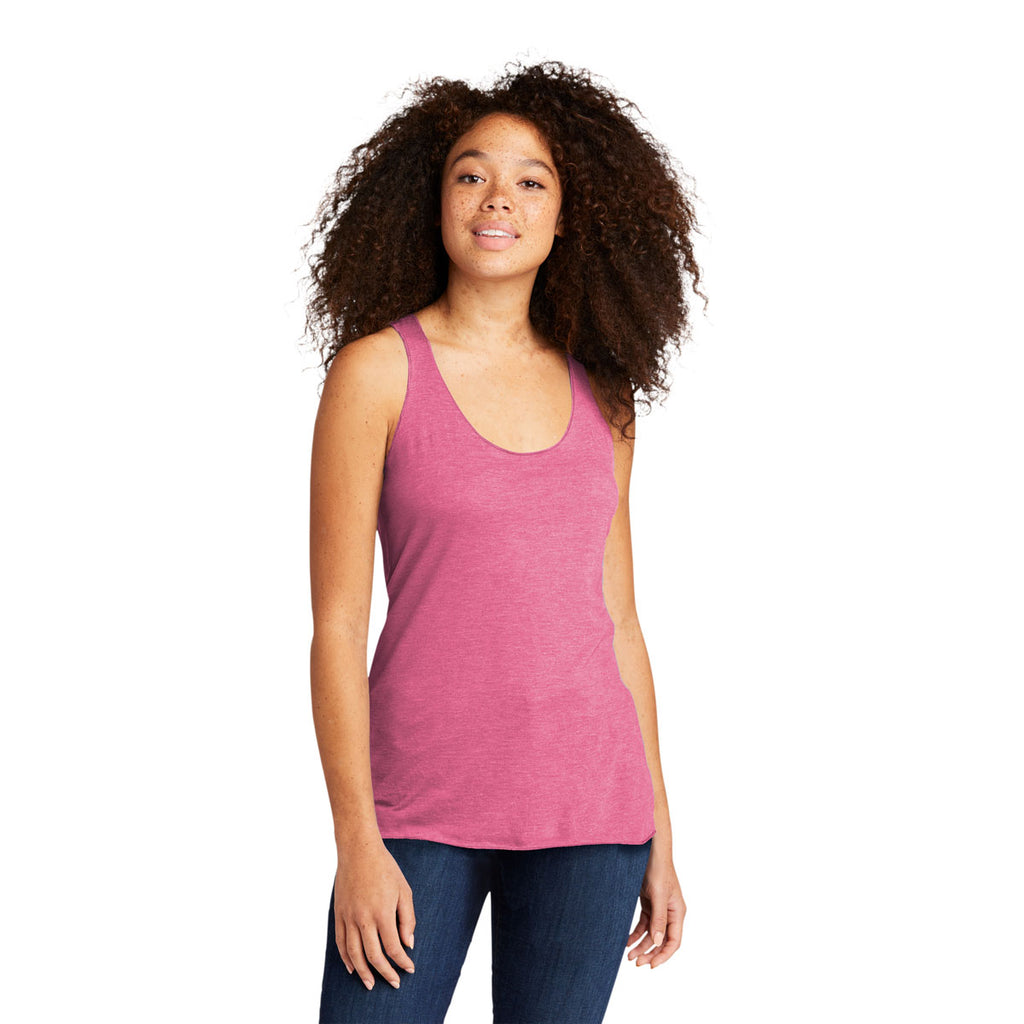 Next Level Women's Vintage Pink Tri-Blend Racerback Tank