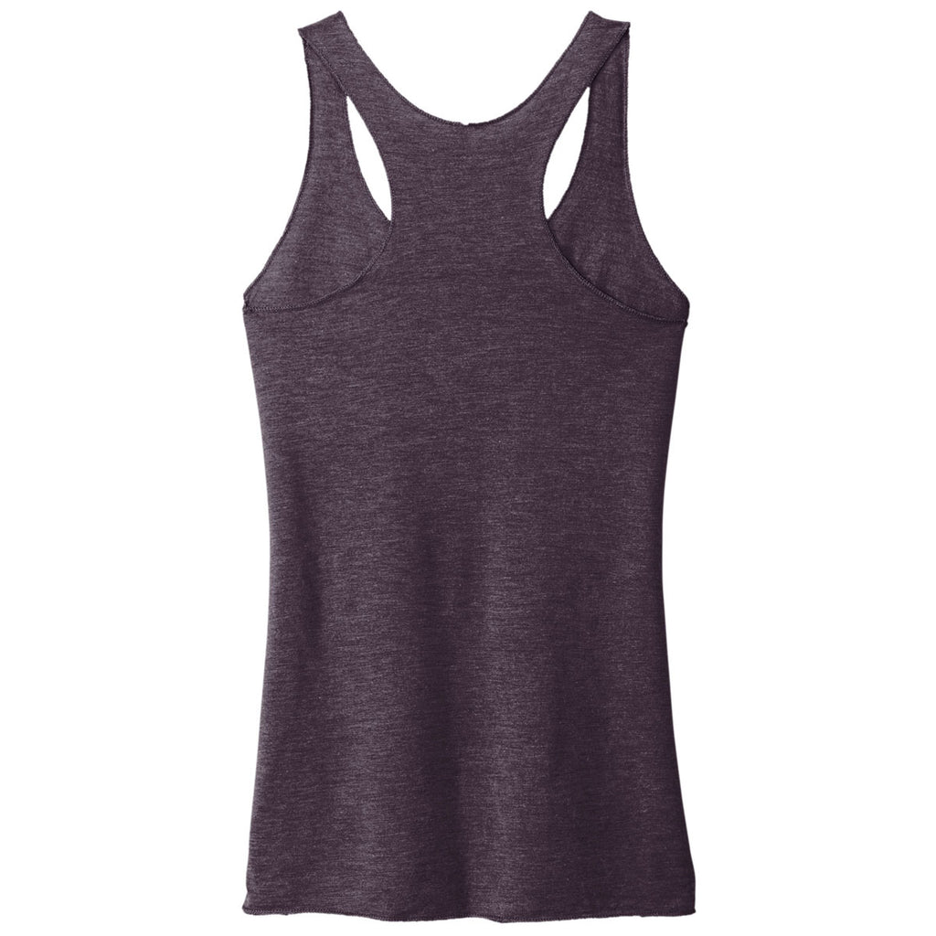 Next Level Women's Vintage Purple Tri-Blend Racerback Tank