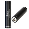 K & R Black Cylinder Power Bank