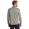 OGIO Men's Tarmac Grey Heather Code Stretch Long Sleeve Button-Up